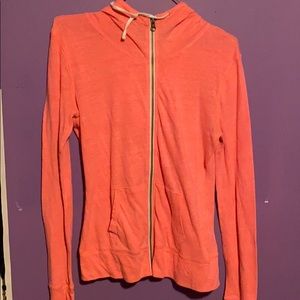 Lightweight Zip Up Sweatshirt